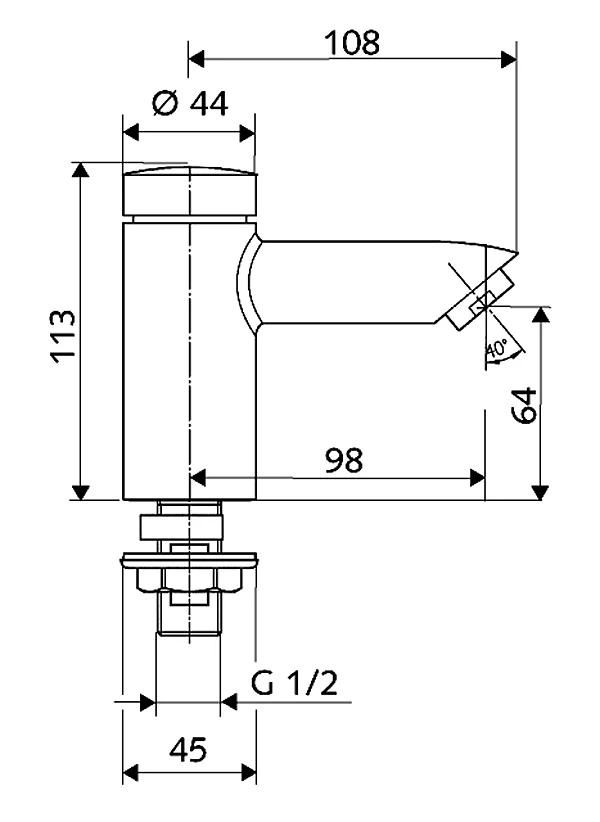 Смеситель для раковины Schell Petit 21220699 хром