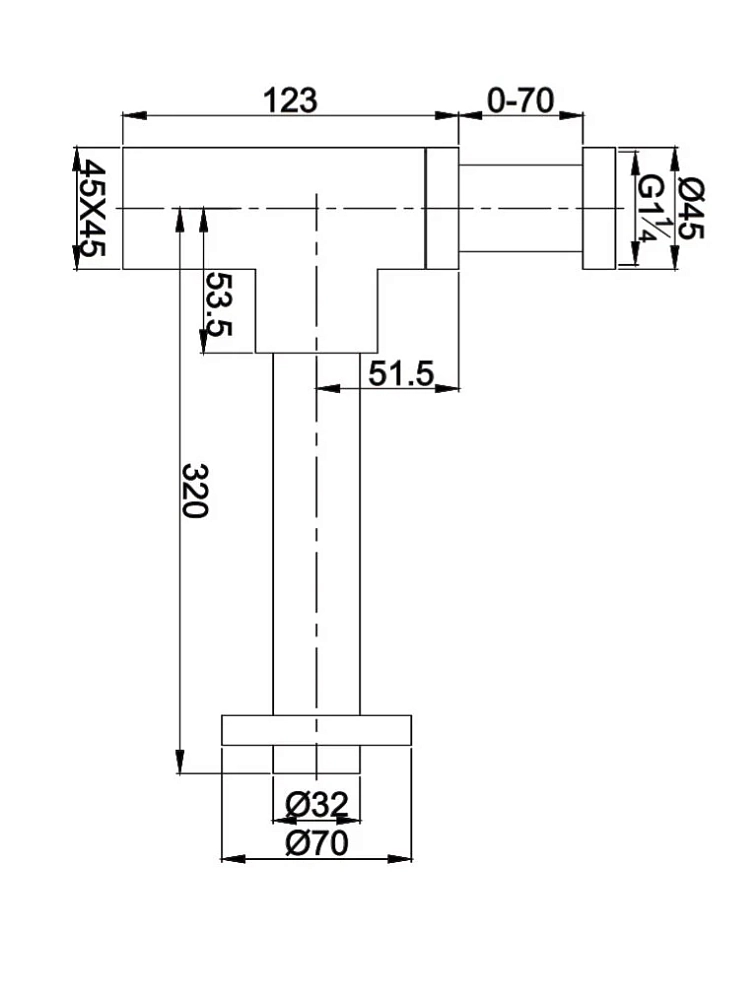 Сифон для раковины Omnires CGS A5555CR хром