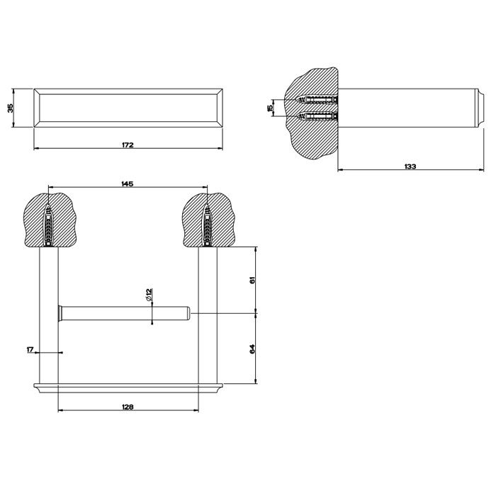 Держатель туалетной бумаги Gessi Eleganza 46455#031, хром