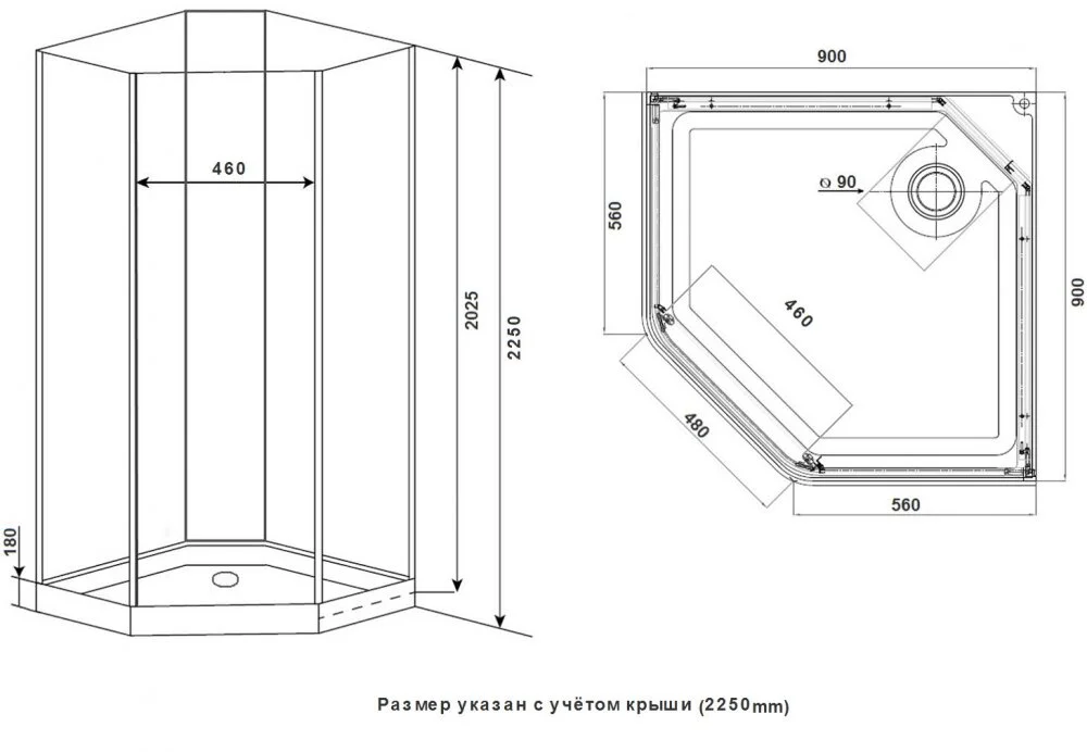 Душевая кабина Timo Ilma Ilma 709