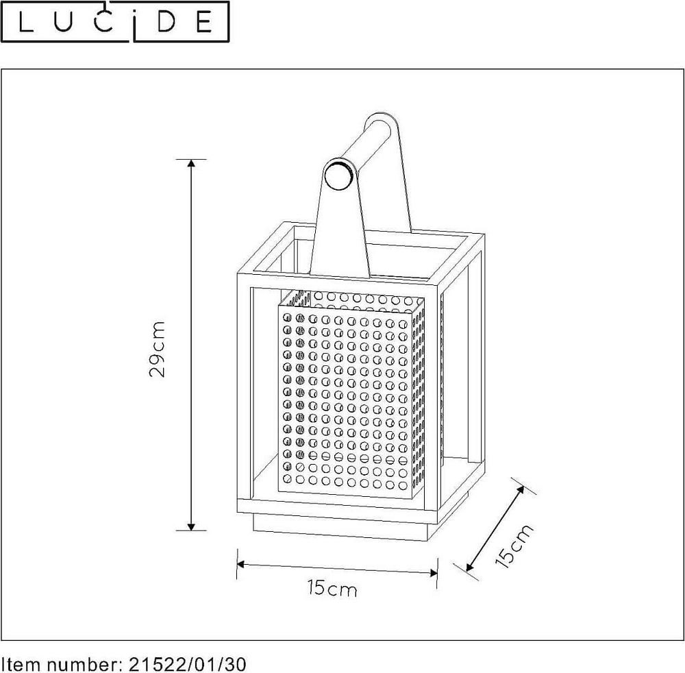 Настольная лампа Lucide Sansa 21522/01/30