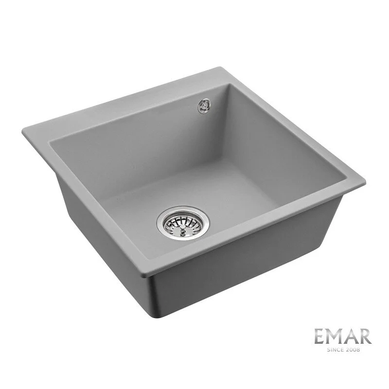 Кухонная мойка Emar Quartz EMQ-1510.Q Алмаз серый