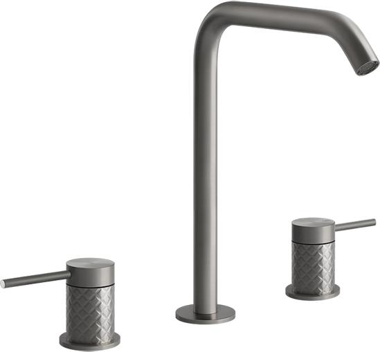 Смеситель для раковины Gessi 316 Intreccio 54111#239, steel brushed