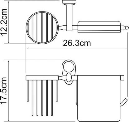 Держатель туалетной бумаги Wasserkraft Main 9259