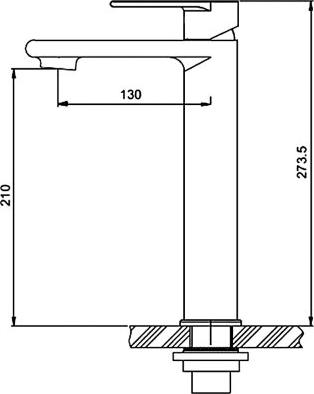 Смеситель для раковины Gappo G1099-22