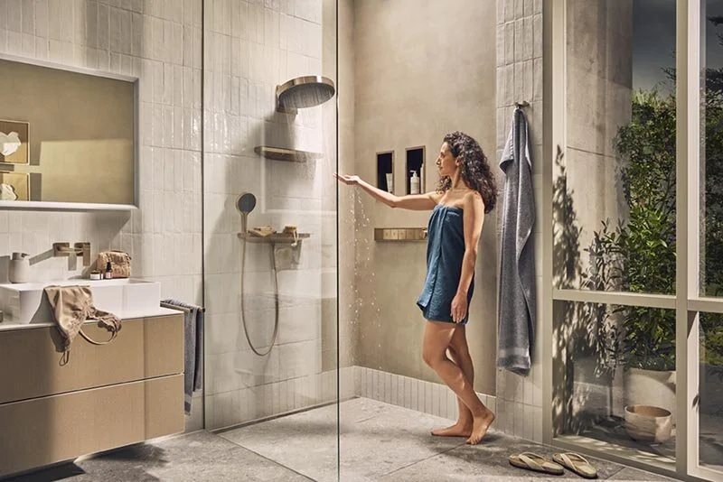 Смеситель для душа Hansgrohe RainSelect 15384140 бронза