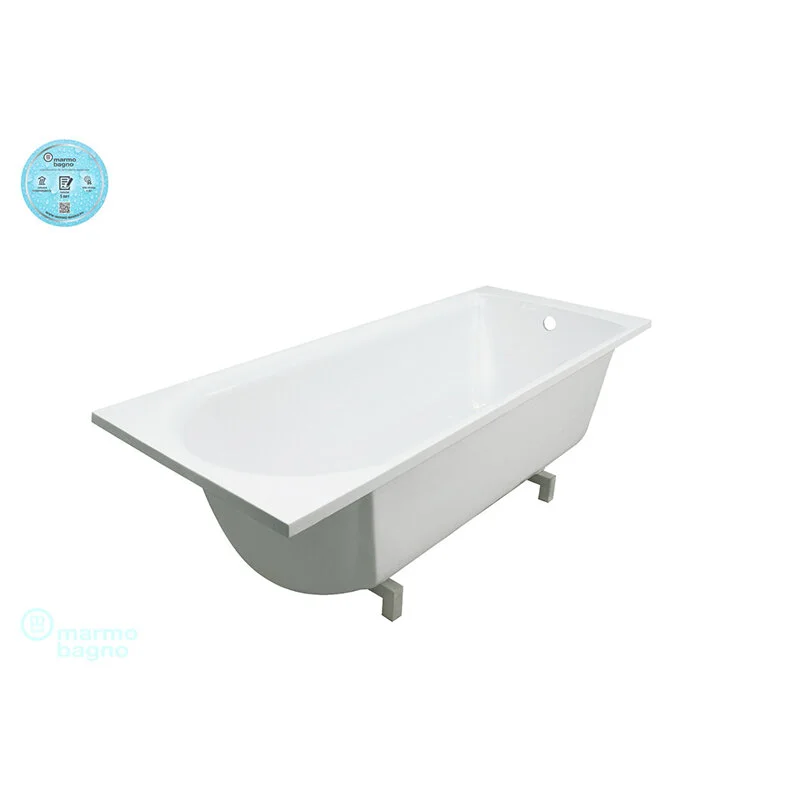 Ванна из искуственного камня Marmo Bagno MB-GL170-80 белый