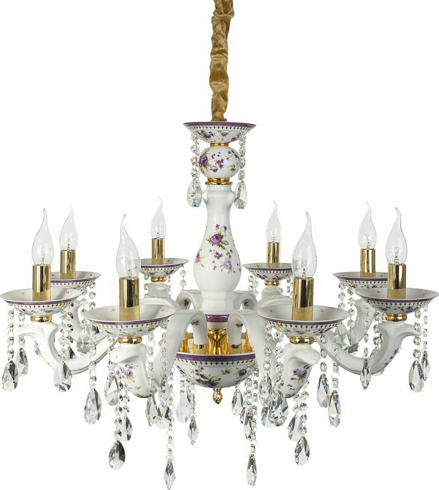 Подвесная люстра Arte Lamp Contessa A6613LM-8GO