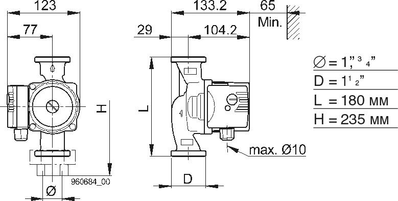 Циркуляционный насос Biral MX 12-1