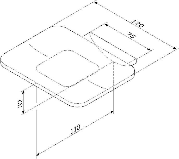 Мыльница Am.Pm Inspire 2.0 A50A34222, черный матовый