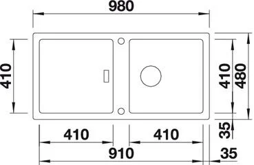 Кухонная мойка Blanco Adon 520524 серый