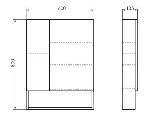 Зеркальный шкаф Comforty Парма 4143488 бежевый