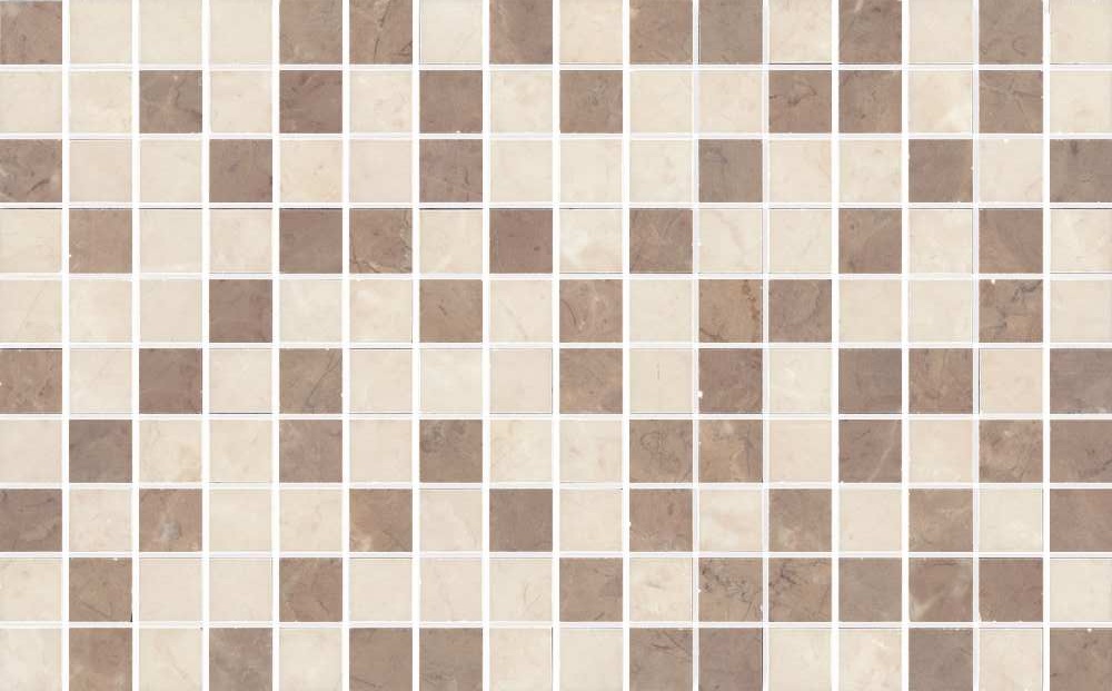 Керамическая плитка Kerama Marazzi MM6267B Декор Мармион бежевый мозаичный глянцевый 25х40