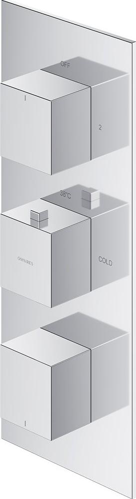 Смеситель для душа термостатический Omnires Fresh FR7138ROCR, хром