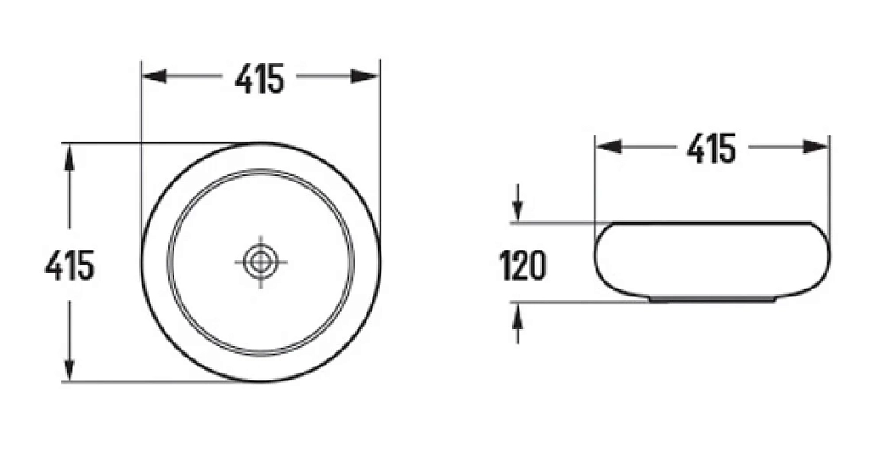 Раковина накладная Comforty 00-00012229 серый