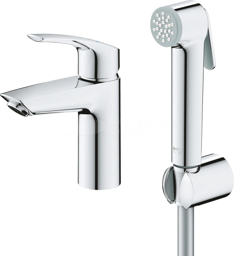 Рычажный смеситель Grohe Eurosmart 23124003