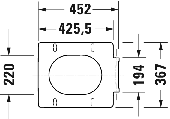 Крышка-сиденье для унитаза Duravit Vero Air 0022010000