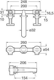 Смеситель для раковины Roca Moai 5A4546C00