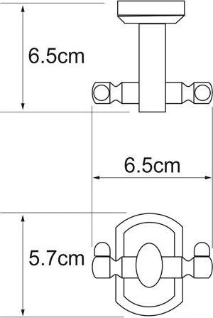 Крючок двойной Wasserkraft Oder 3023D