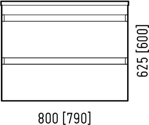 Тумба под раковину Corozo Алабама Z2 80 SD-00000569, белый