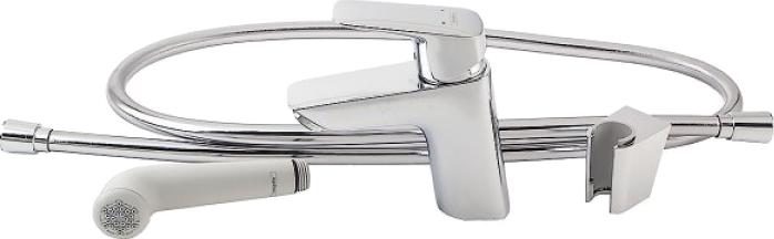 Смеситель для раковины Hansgrohe Logis 71290000 с гигиеническим душем, хром