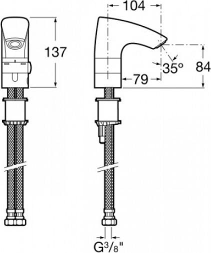 Смеситель для раковины Roca M3 5A5502C00