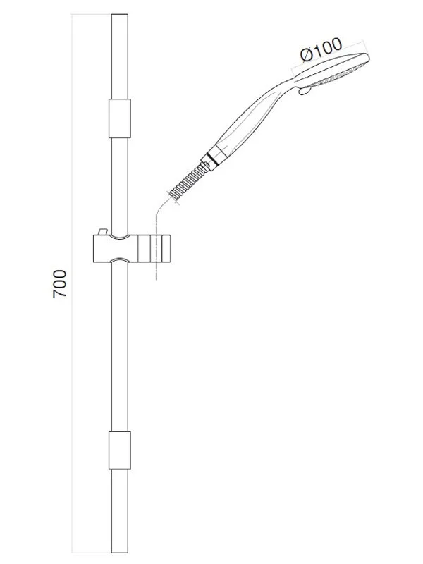 Душевой гарнитур Webert Shower Set AC0486010 золото