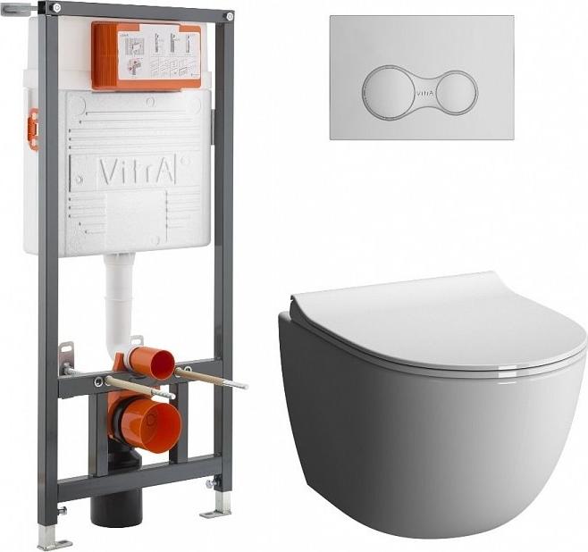 Унитаз с инсталляцией VitrA Sento 9830B003-7207