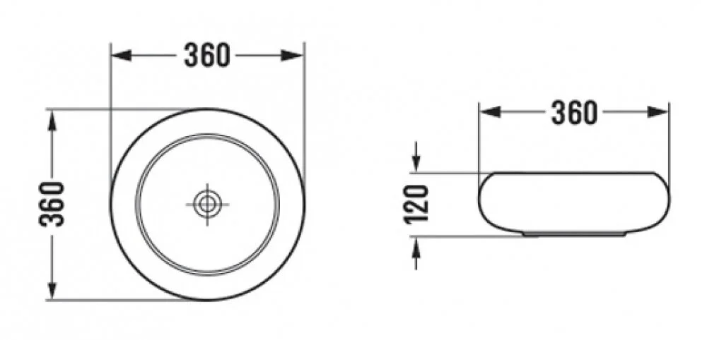 Раковина накладная Comforty 00-00012225 белый