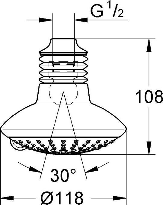 Верхний душ Grohe Euphoria 27236000