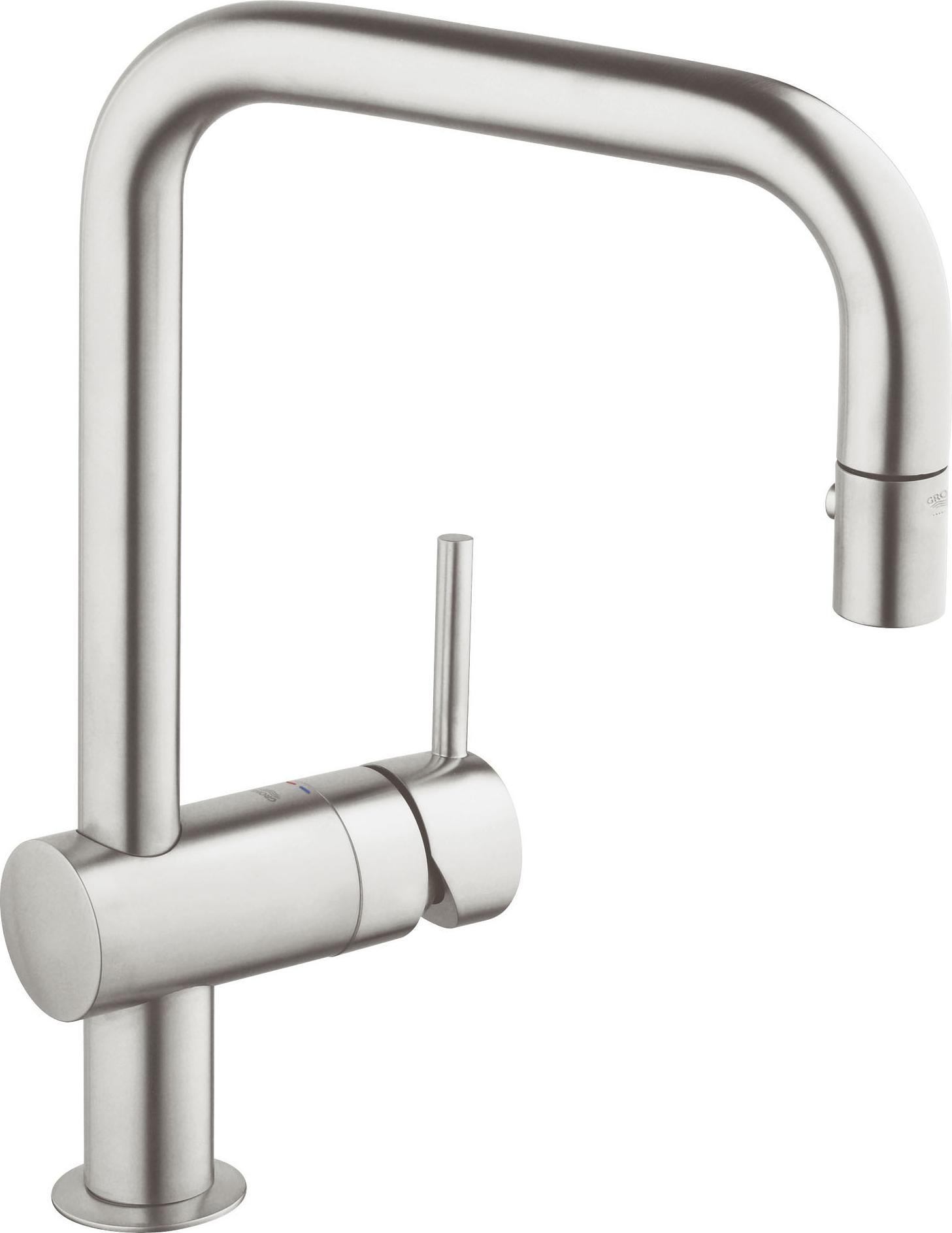 Смеситель для кухонной мойки Grohe Minta 32322DC0 суперсталь