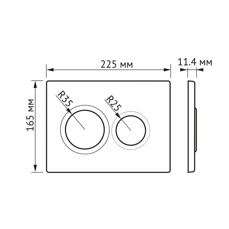 Инсталляция Berges Novum 043405 с безободковым белым унитазом Floe S Rimless, крышка микролифт, клавиша O2 матовый хром