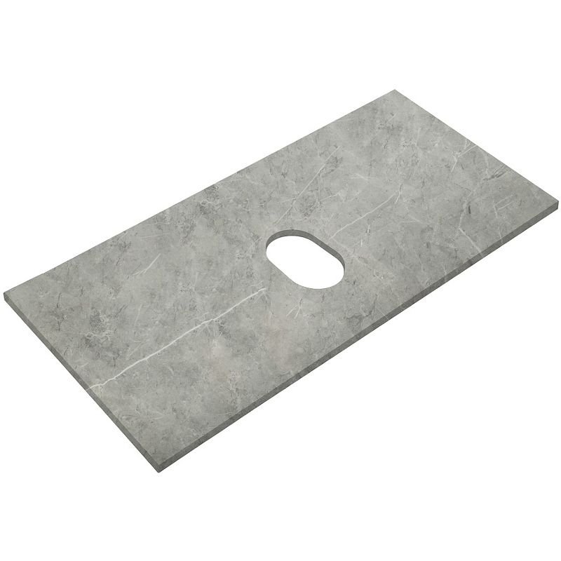 Столешница под раковину BelBagno KEP-100-MGL-W0 100 см, Marmo Grigio Lucido