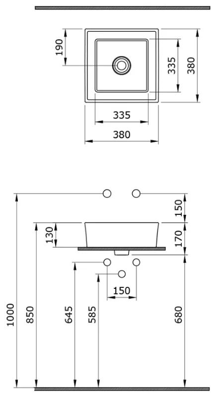 Раковина накладная Bocchi Vessel 1173-011-0125 бежевый