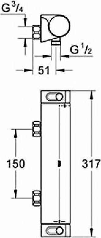 Термостат Grohe Grohtherm 2000+ 34170001