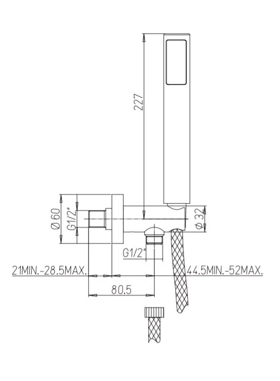 Душевой гарнитур Paini Liberty 73OP440 бронза