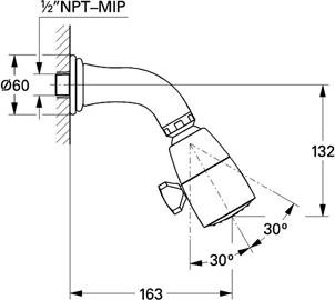 Верхний душ Grohe SINFONIA 28956IG0