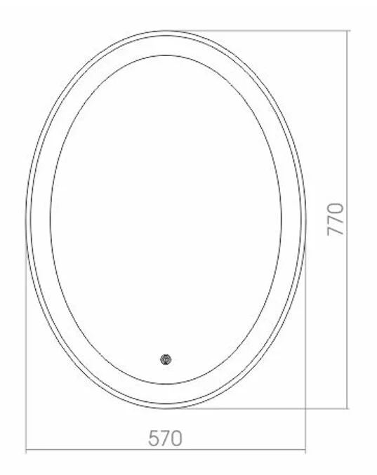 Зеркало Azario Италия ФР-00001057 белый