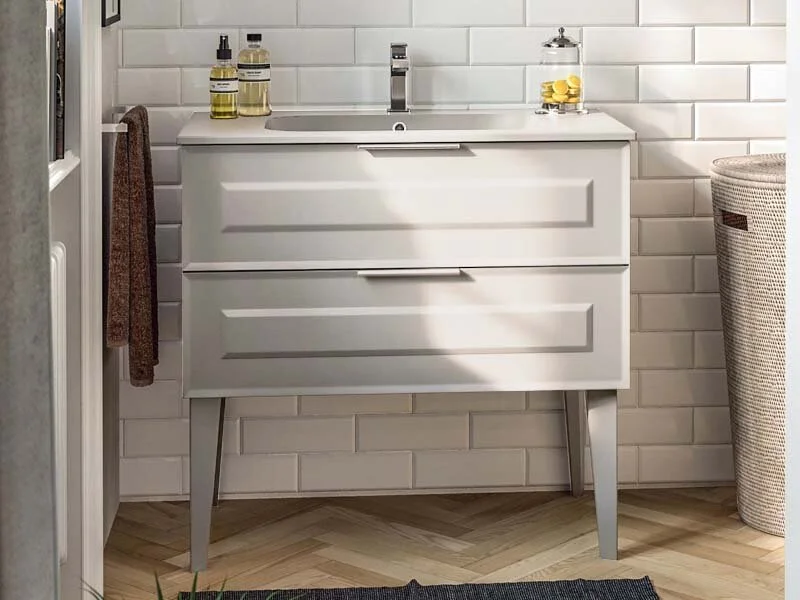 Тумба под раковину Berloni Bagno Suite Vintage SUVBS2C90C/100/SHA CL белый