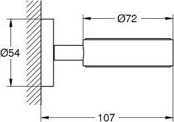 Держатель Grohe Essentials 40369A01