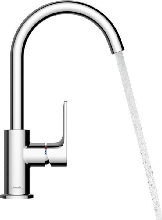 Смеситель для раковины Hansgrohe Rebris E 72576000, хром