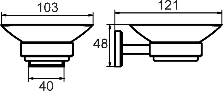 Мыльница Milardo Labrador LABSMG0M42