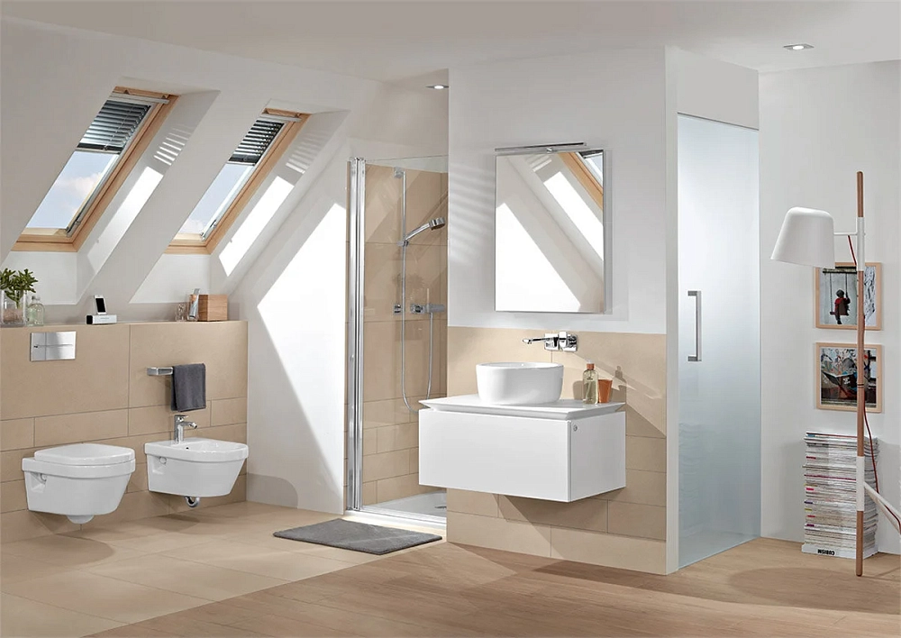 Подвесной безободковый унитаз Villeroy&Boch Architectura 5684R001/98M9C101 DirectFlush, крышка микролифт