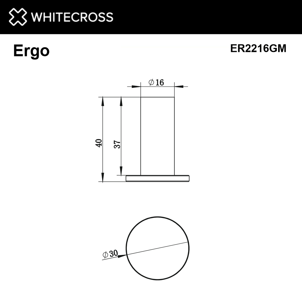 Крючок Whitecross Ergo ER2216GM оружейная сталь