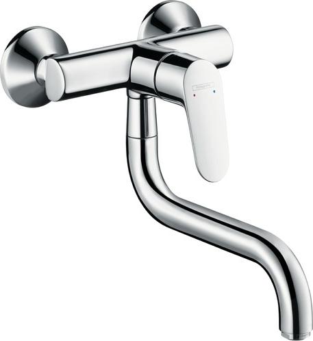 Глянцевый смеситель для кухни Hansgrohe Focus 31825000