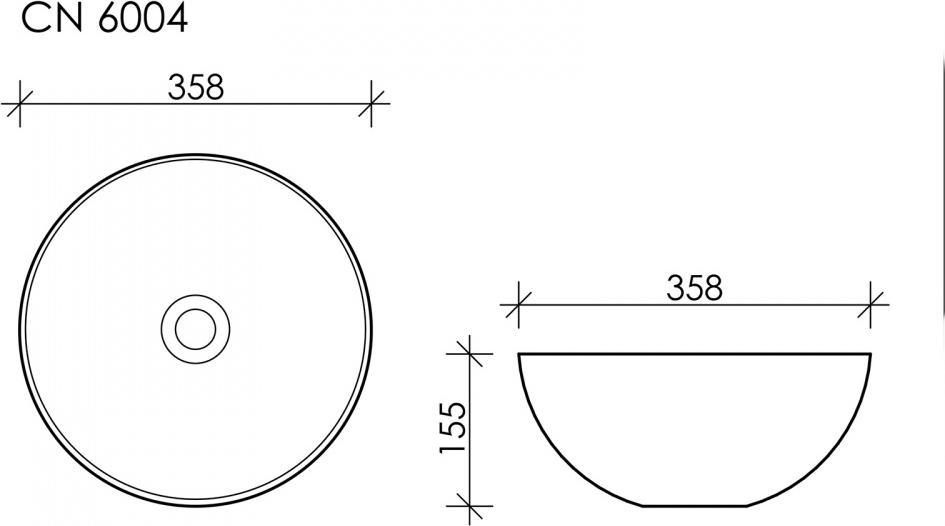 Рукомойник Ceramica Nova Element CN6004