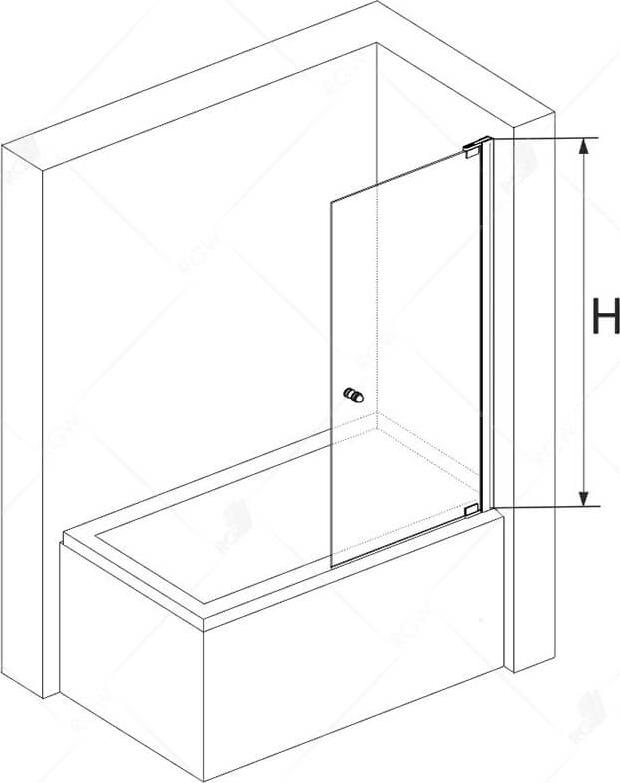 Шторка для ванной RGW SC-102, 011110285-31
