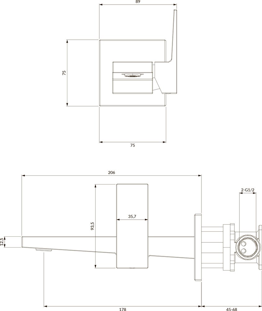 Смеситель для раковины Omnires Fresh FR7115NCR, хром