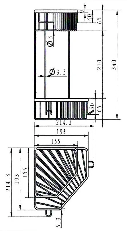 Полка Rain Bowl 15x18/T хром