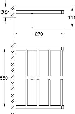 Полотенцедержатель Grohe Essentials 40800001